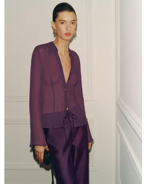 Reformation Thatcher Top - Purple