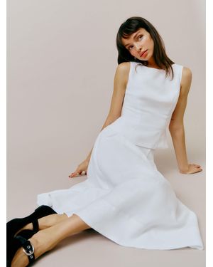 Reformation Moya Linen Two Piece 0 - White