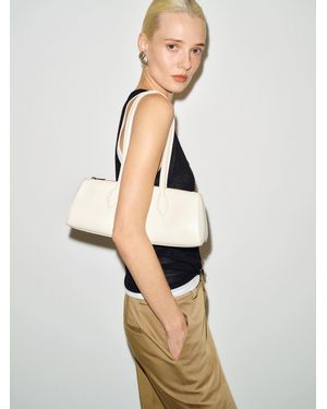Reformation Sofia East West Shoulder Bag - Natural