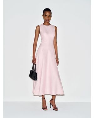 Reformation Cecilia Linen Dress - Pink