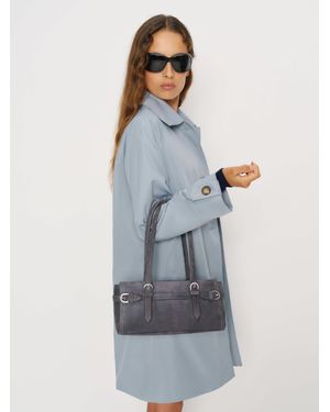 Reformation Beatrice Shoulder Bag - Blue