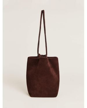 Reformation Dimitra Pouch Bag - Brown