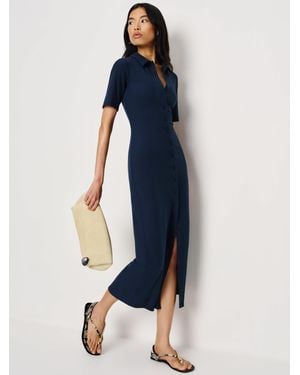 Reformation Aiden Knit Dress - Blue