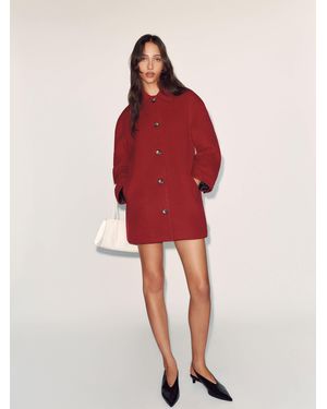 Reformation Irene Jacket Linen - Red