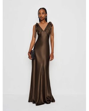 Reformation Pernille Silk Dress - Multicolor