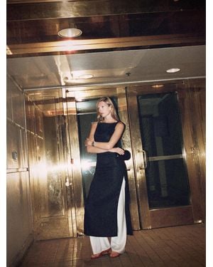 Reformation Alix Linen Dress 0 - Black