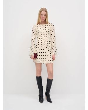 Reformation Esra Mini Dress - Natural