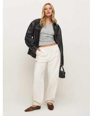 Reformation Skye Boyfriend Sweatpant - Natural