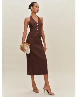 Reformation Hazen Linen Two Piece - Natural