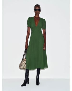 Reformation Deja Dress Evergreen