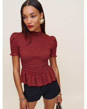Reformation Aggie Top - Red