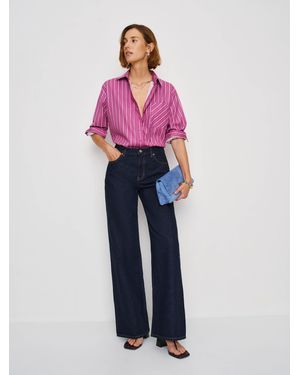 Reformation Eli Oversized Shirt - Pink