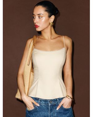 Reformation Genevieve Top - Natural