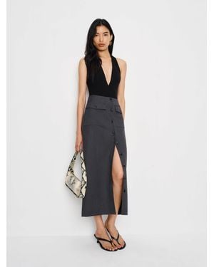 Reformation Britt Skirt - White