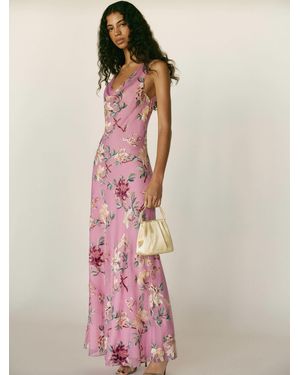 Reformation Annabelle Dress 0 - Pink