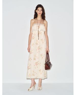Reformation Carlisle Dress Lace - White