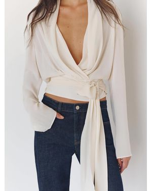 Reformation Zev Top - White