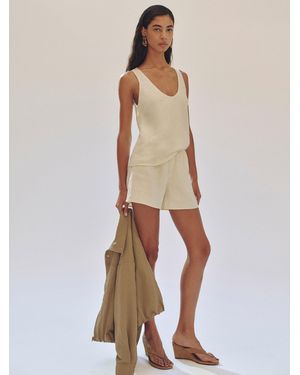 Reformation Enzo Linen Two Piece - Natural