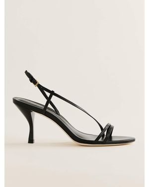 Reformation Petunia Heeled Sandal - Natural