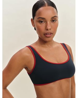 Reformation Vicky Bikini Top - Black