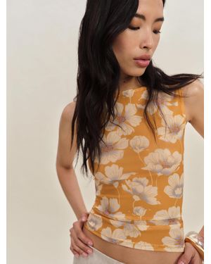Reformation Dusk Knit Top - Natural