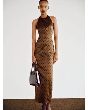 Reformation Celine Silk Two Piece 6 - White