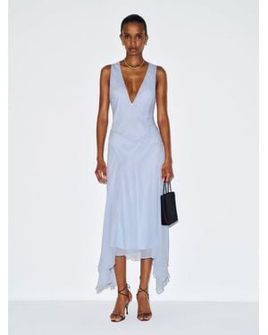Reformation Petites Stellina Dress Cloud 0P - White