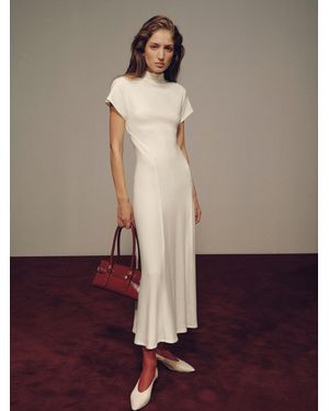 Reformation Frinn Knit Dress - Red
