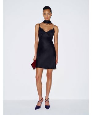 Reformation Solas Silk Dress - Blue