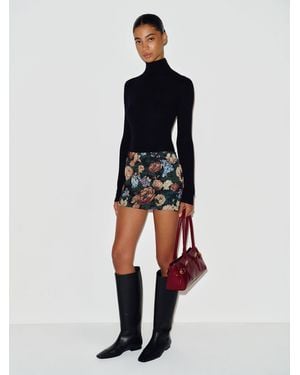 Reformation Carla Low Waist Skirt 12 - White
