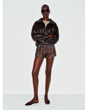 Reformation Darius Short With - Brown