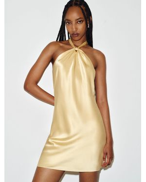 Reformation Opaline Silk Dress - Natural