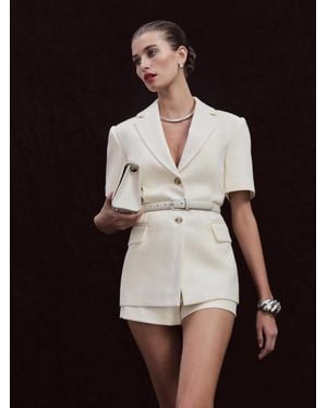 Reformation Wren Blazer - Natural