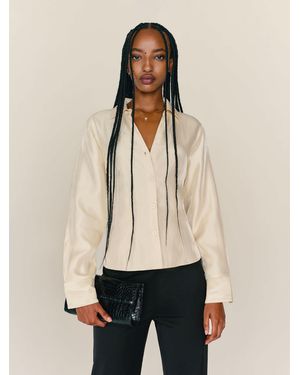 Reformation Nico Shirt 0 - Natural