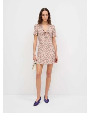 Reformation Tyra Mini Dress 0 - Pink