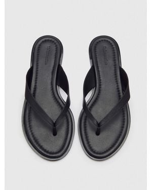 Reformation Jessie Thong Sandal Leather 5 - Red