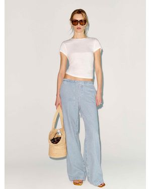 Reformation Sheba Denim Pant - White