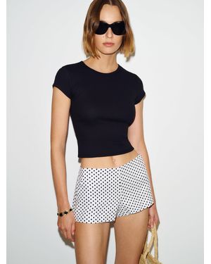 Reformation Muse T-Shirt - Black