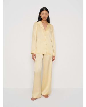 Reformation Ella Silk Set - Natural