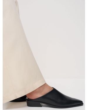 Reformation Dominique Mule Leather 5 - Natural