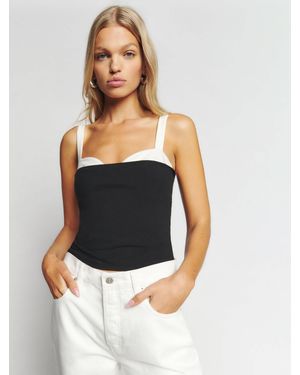 Reformation Harlan Knit Top - Black