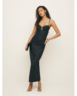 Reformation Malibu Linen Dress - Natural