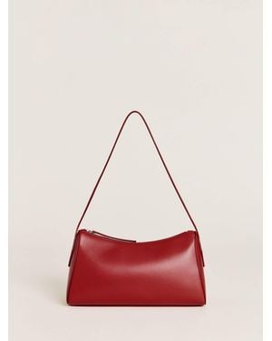 Reformation Hannah Shoulder Bag - Red