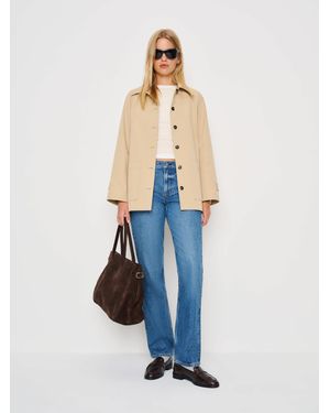 Reformation Fisher Oversized Trench Coat - Blue