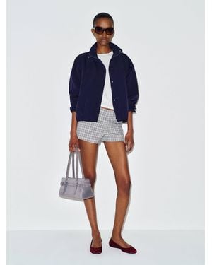 Reformation June Low Rise Short - Blue