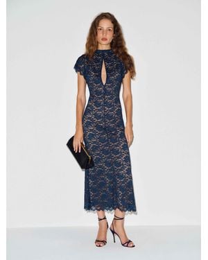 Reformation Yessica Dress Lace 0 - Blue