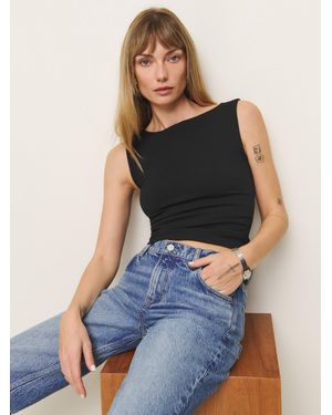 Reformation Dusk Knit Top - Blue