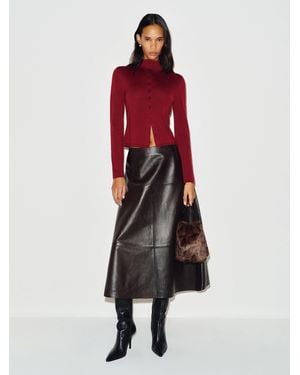Reformation Veda Coco Skirt - Red