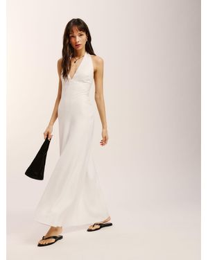 Reformation Delilah Linen Dress - Natural