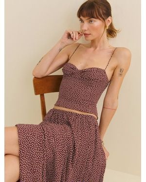 Reformation Pixie Top 8 - Brown